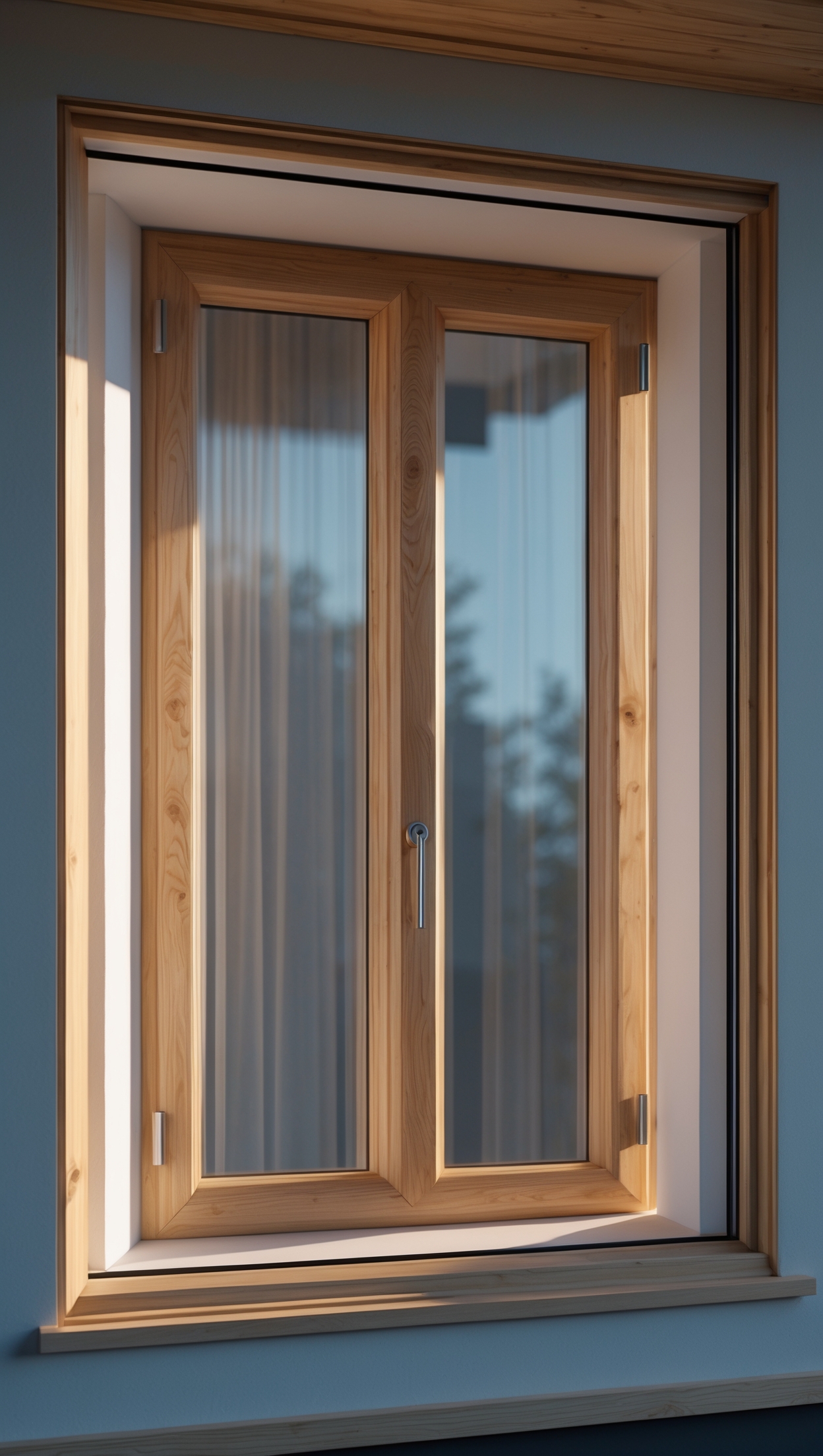 Деревянные окна в Каменце — монтаж