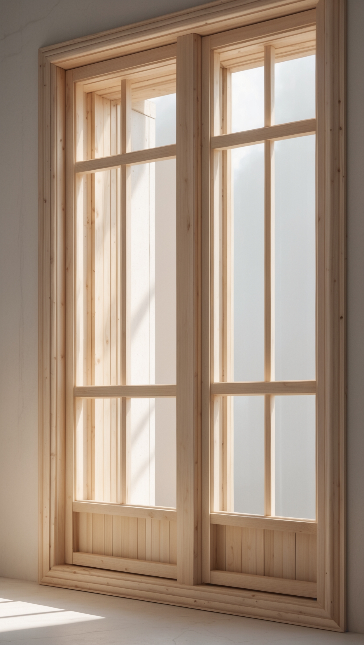 Деревянные окна в Берестовице — монтаж