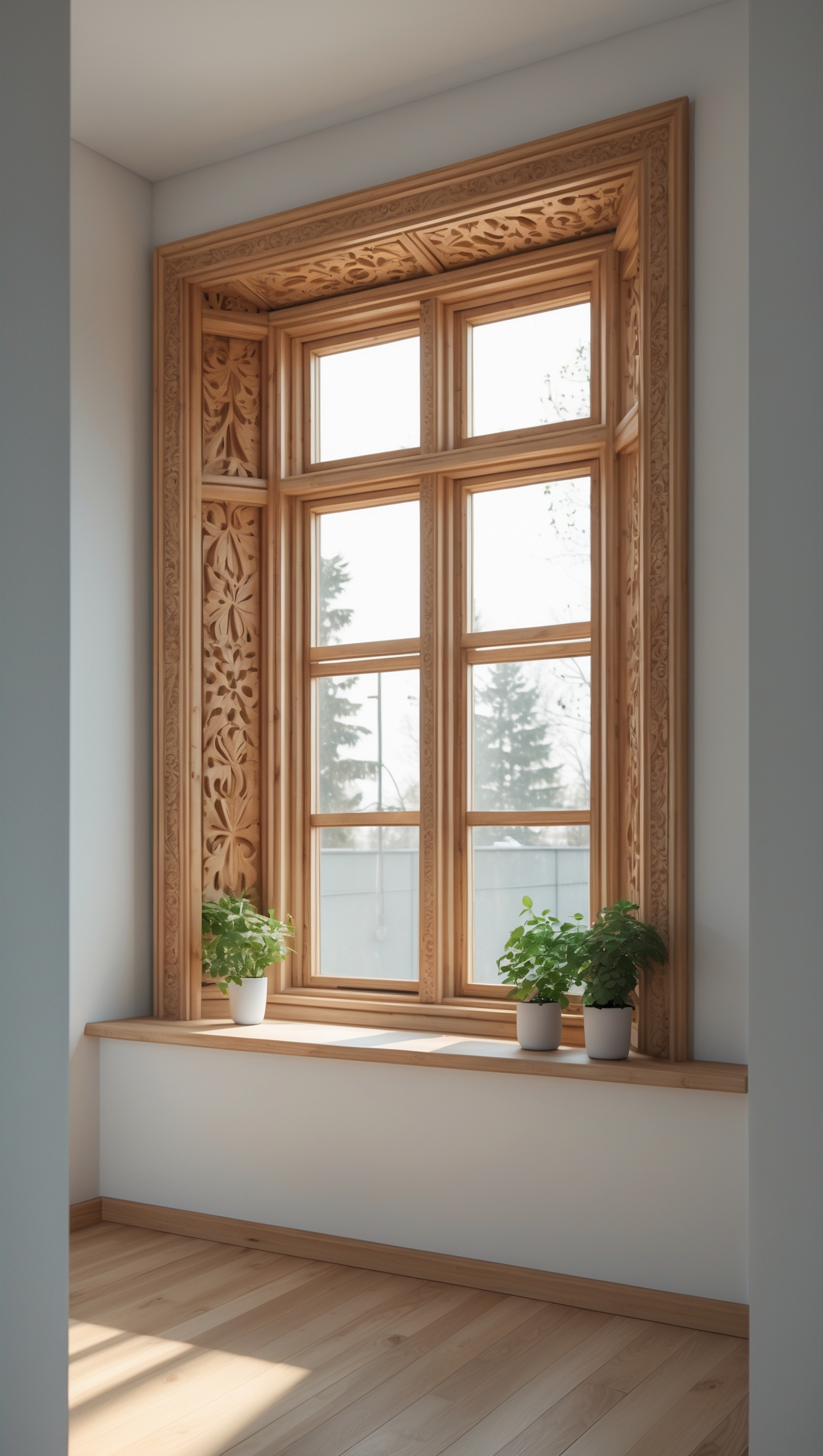 Деревянные окна в Горках — монтаж