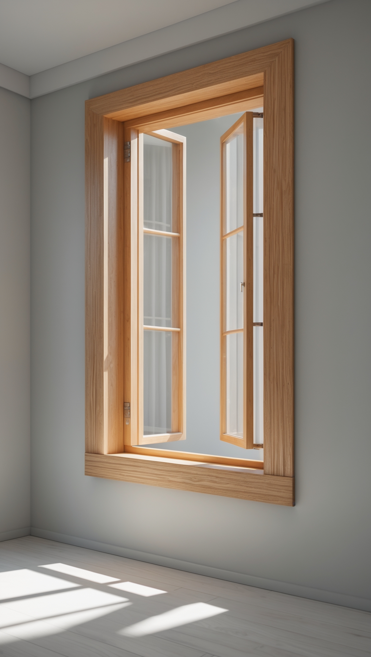 Деревянные окна в Хотимске — монтаж