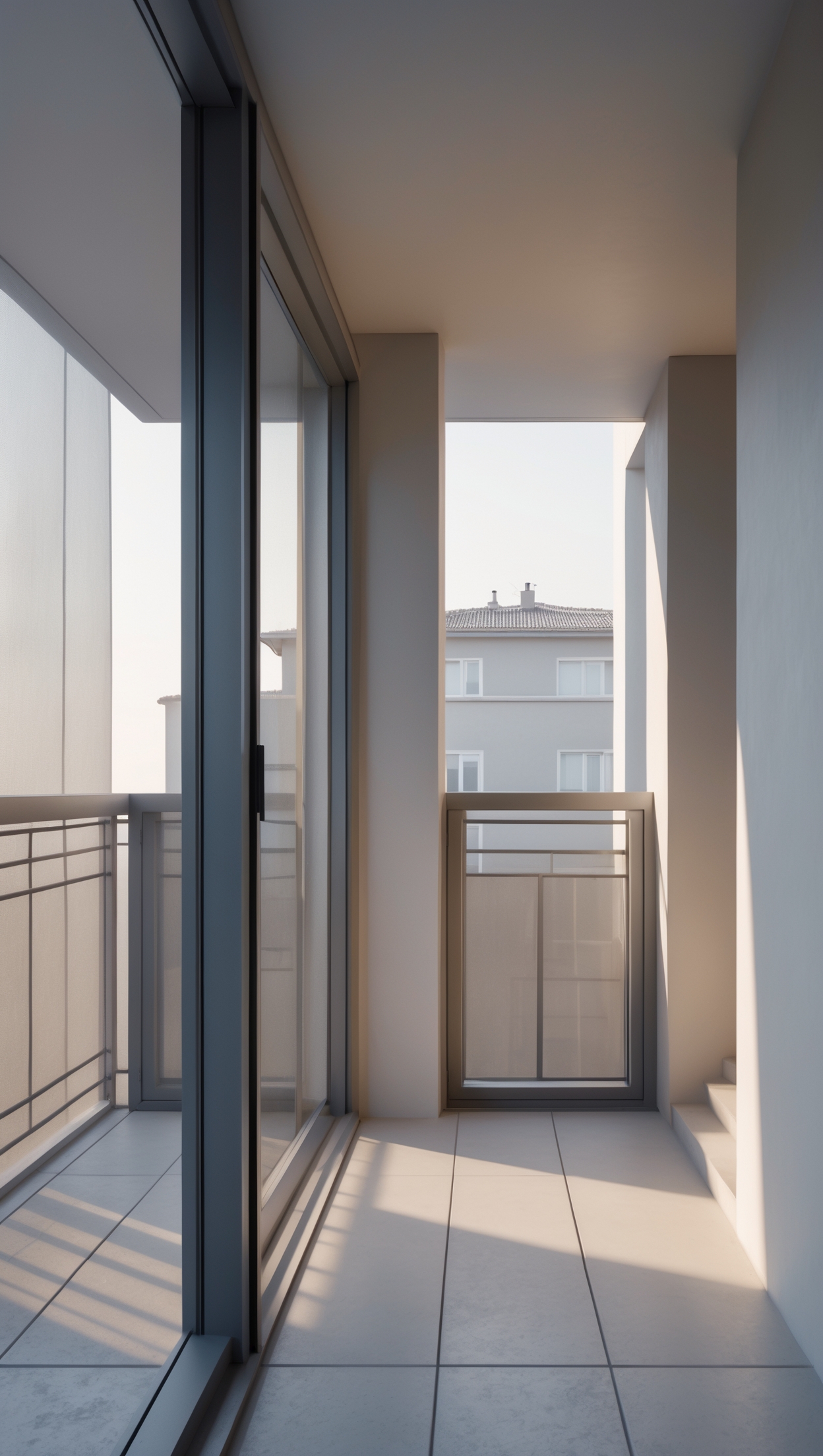 Остекление балконов в Городке — монтаж