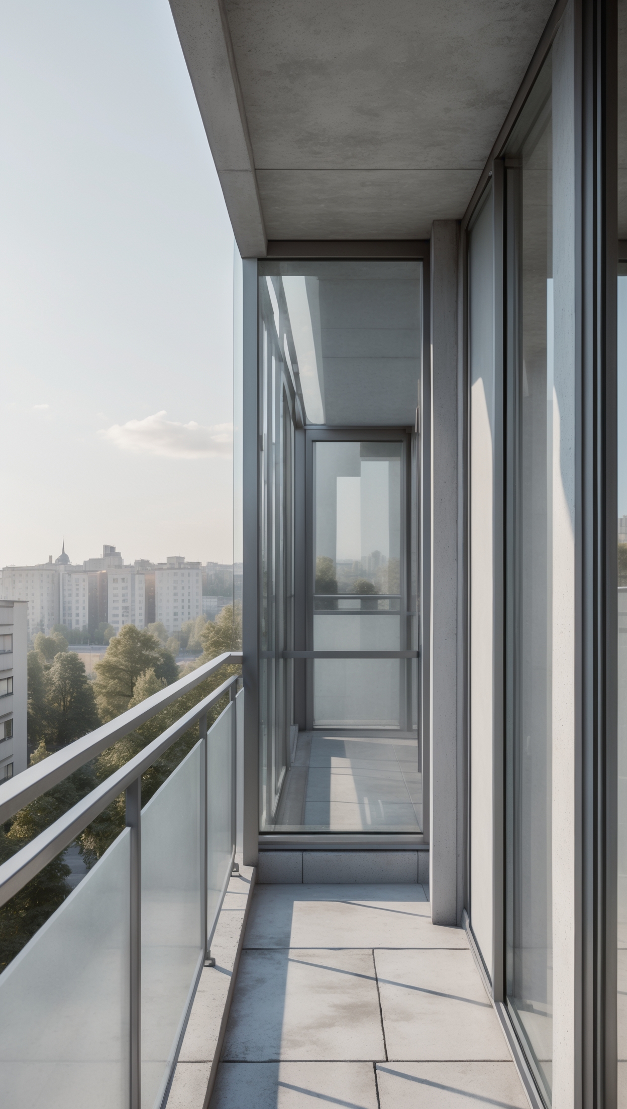 Остекление балконов в Ушачах — монтаж